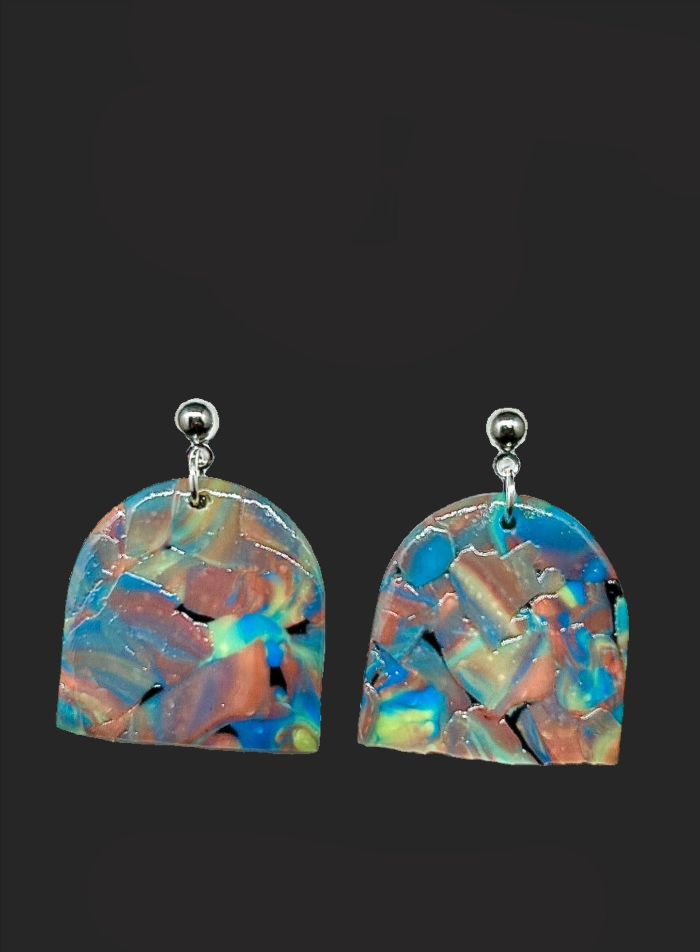 Cracked Prism Rebecca Earrings