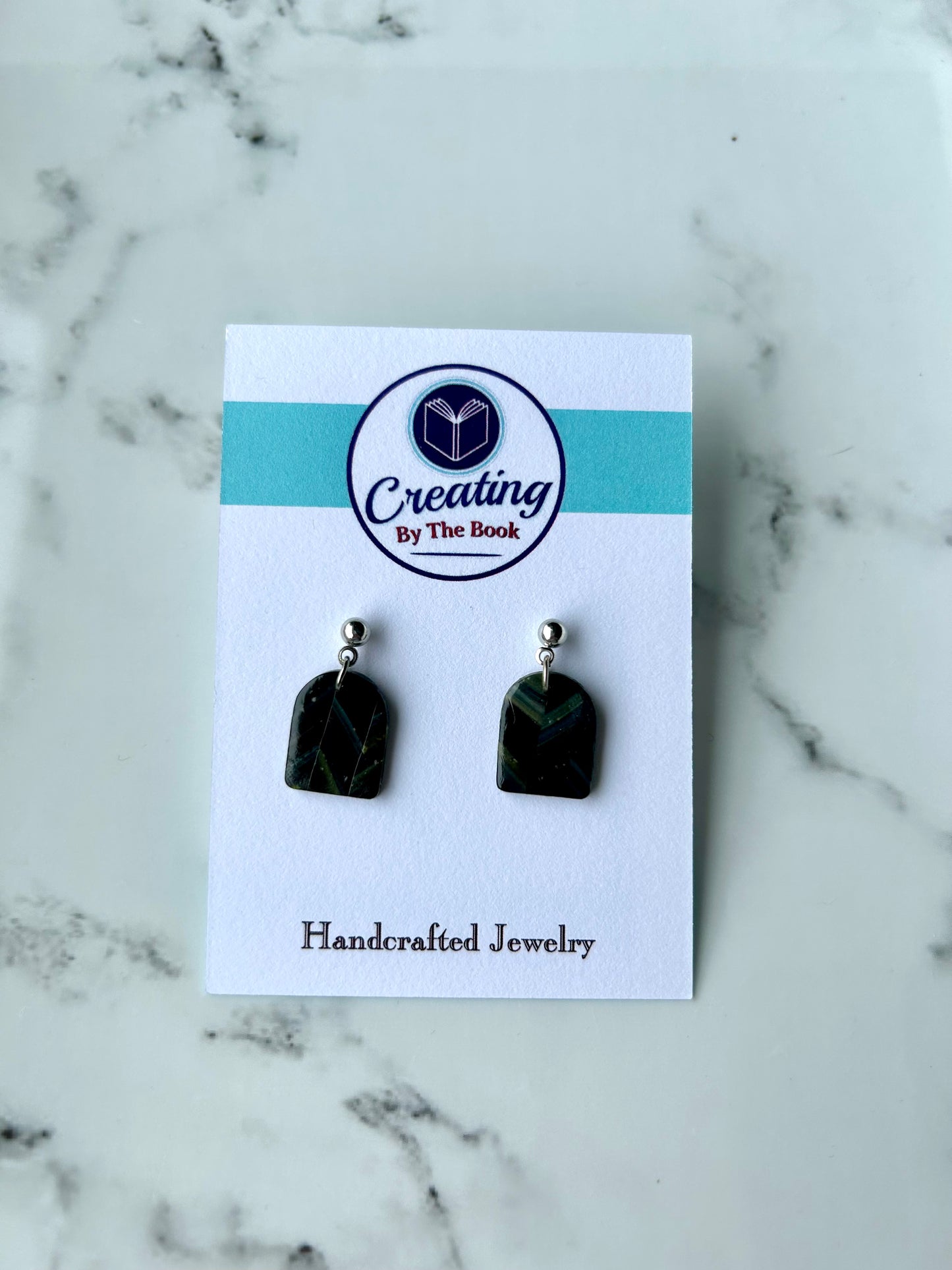 Floral Bargello Mini Rebecca Earrings
