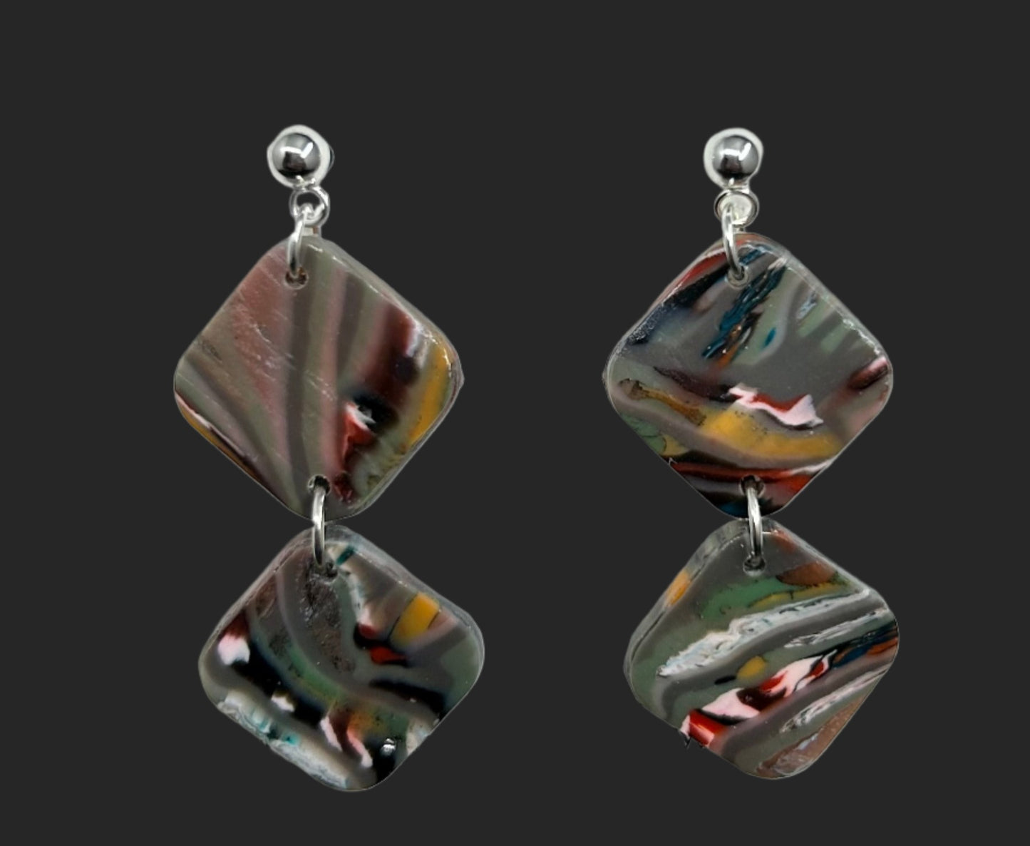 Garden Stripes Emily Earrings