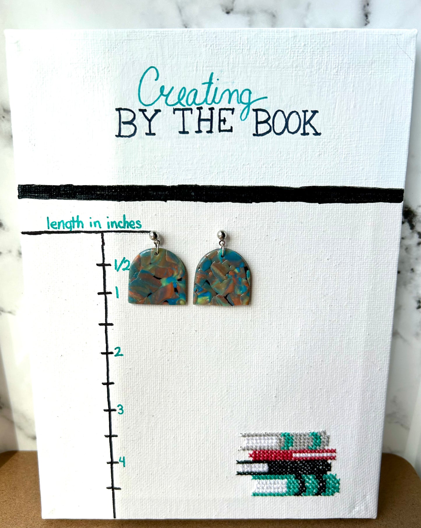 Cracked Prism Rebecca Earrings