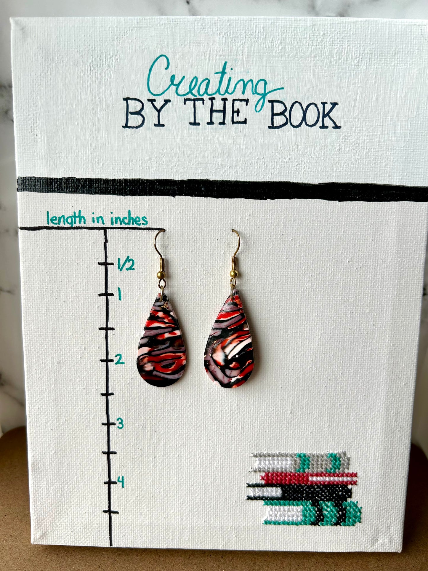 Rose Teardrop Earrings