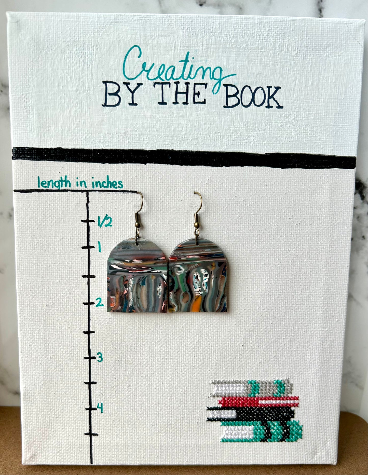 Garden Stripes Doorway Earrings