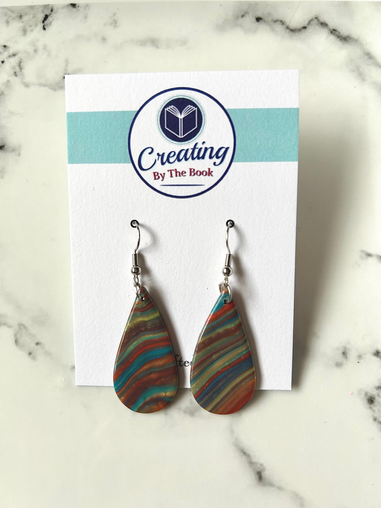 Lollipop Drop Polymer Clay Earrings